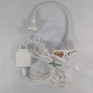 IKEA Jansjo Flexible Gooseneck Lamp Clip On White Light Clamp Articulating Spotl